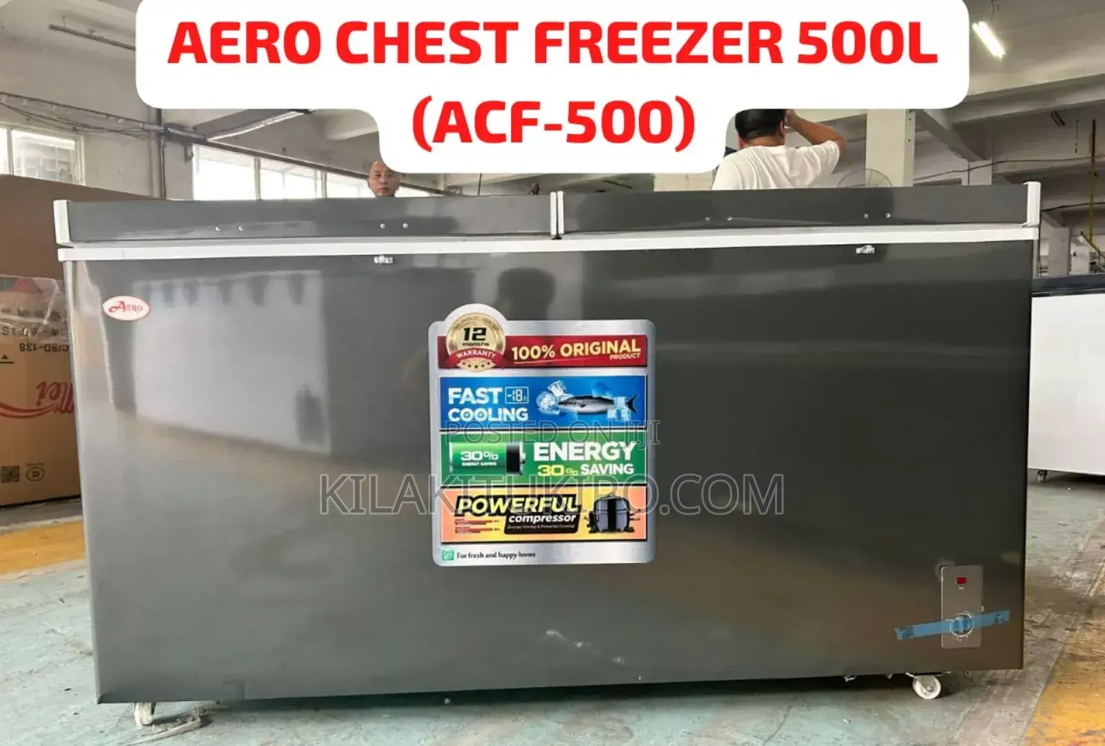 Aero Chest Freezer Capacity 500L