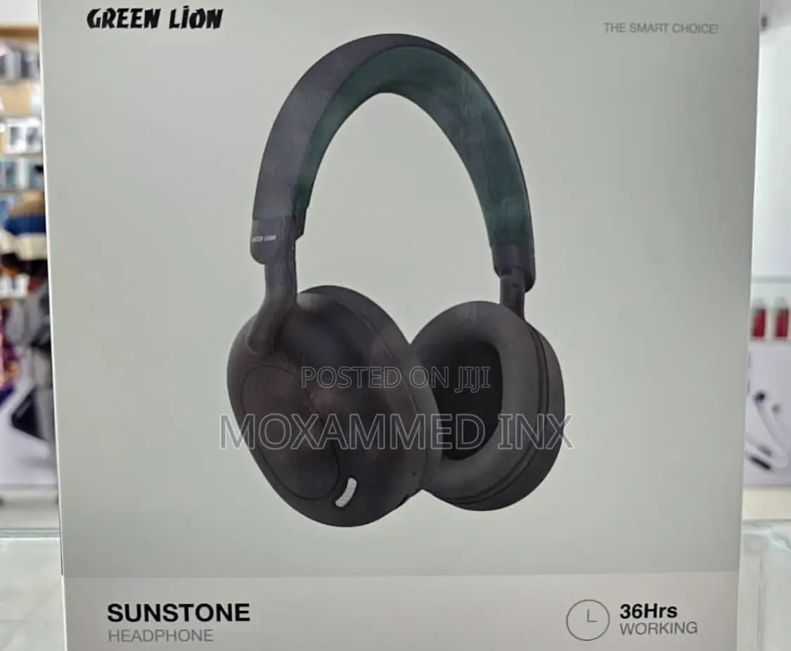 Greenlion GNSUNHDGNBK Sunstone Bluetooth Headphones With