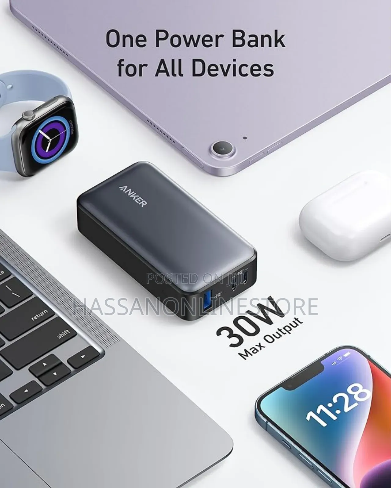Anker A1256h11 Powerbank 533 Powercore 30wpd PPS 10,000mah