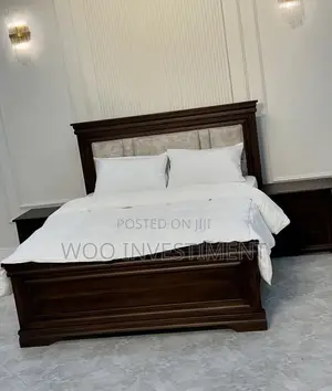 Vitanda Vya Mbao Ngumu Sana Size 5//6 6//6 Vipo