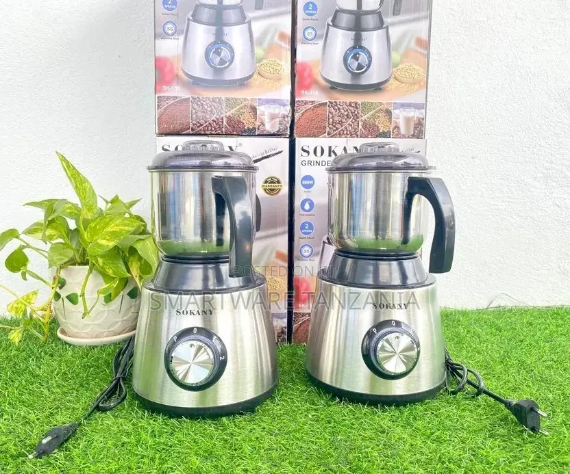 SOKANY 500 W Electric Coffee Grinder, Stainless Steel