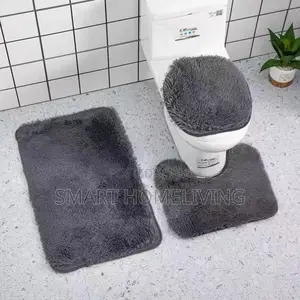 3pcs Bathroom Rugs Toilet Cover