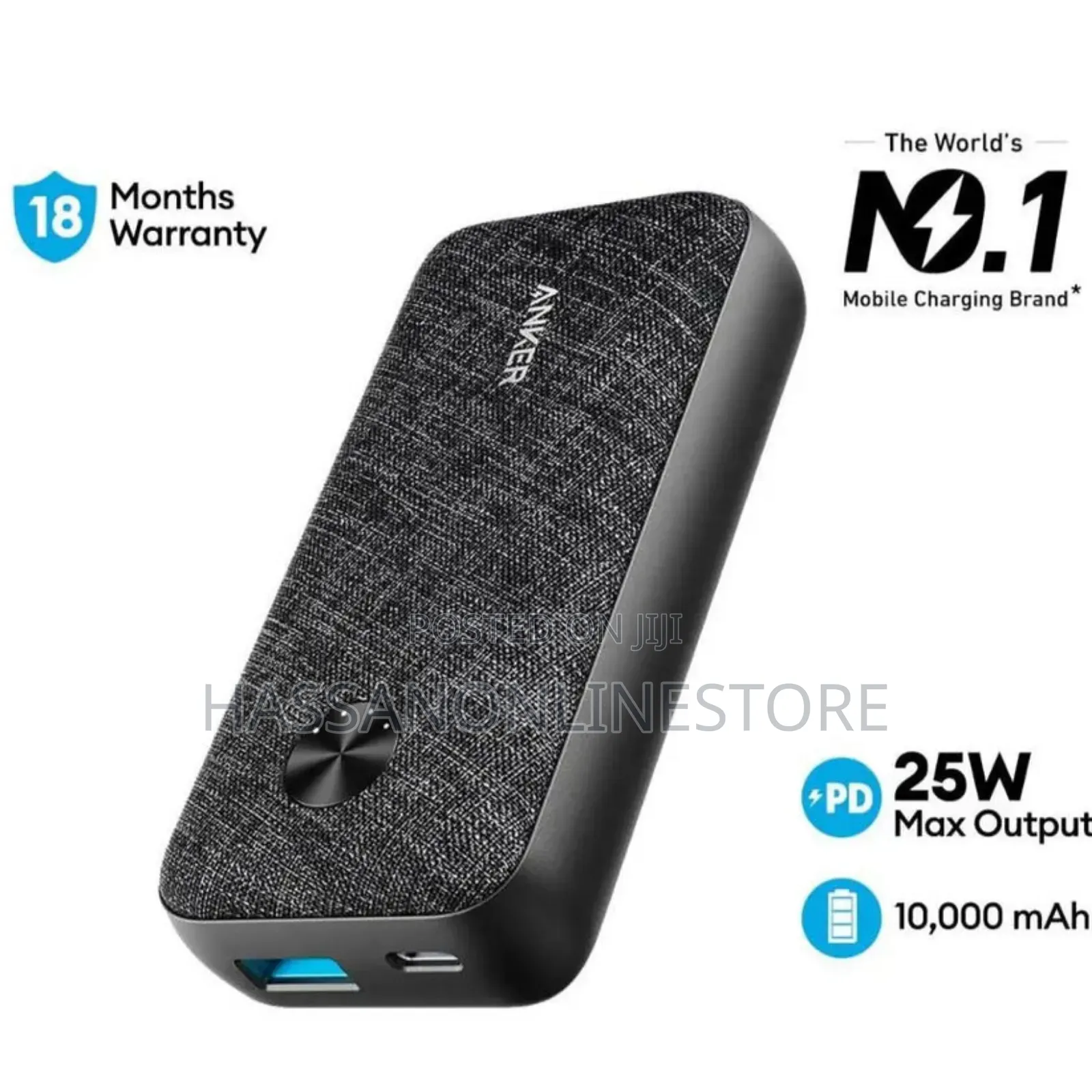 Anker Powerbank A1246h11 Powercore Metro 10000 25wpd