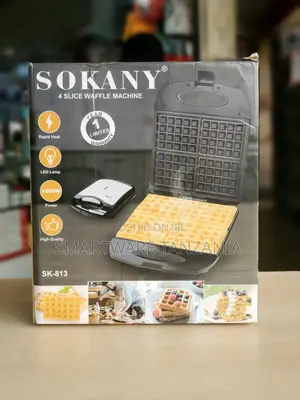 Electric Waffle Maker Compact And Easy To Clean, For Kitchen