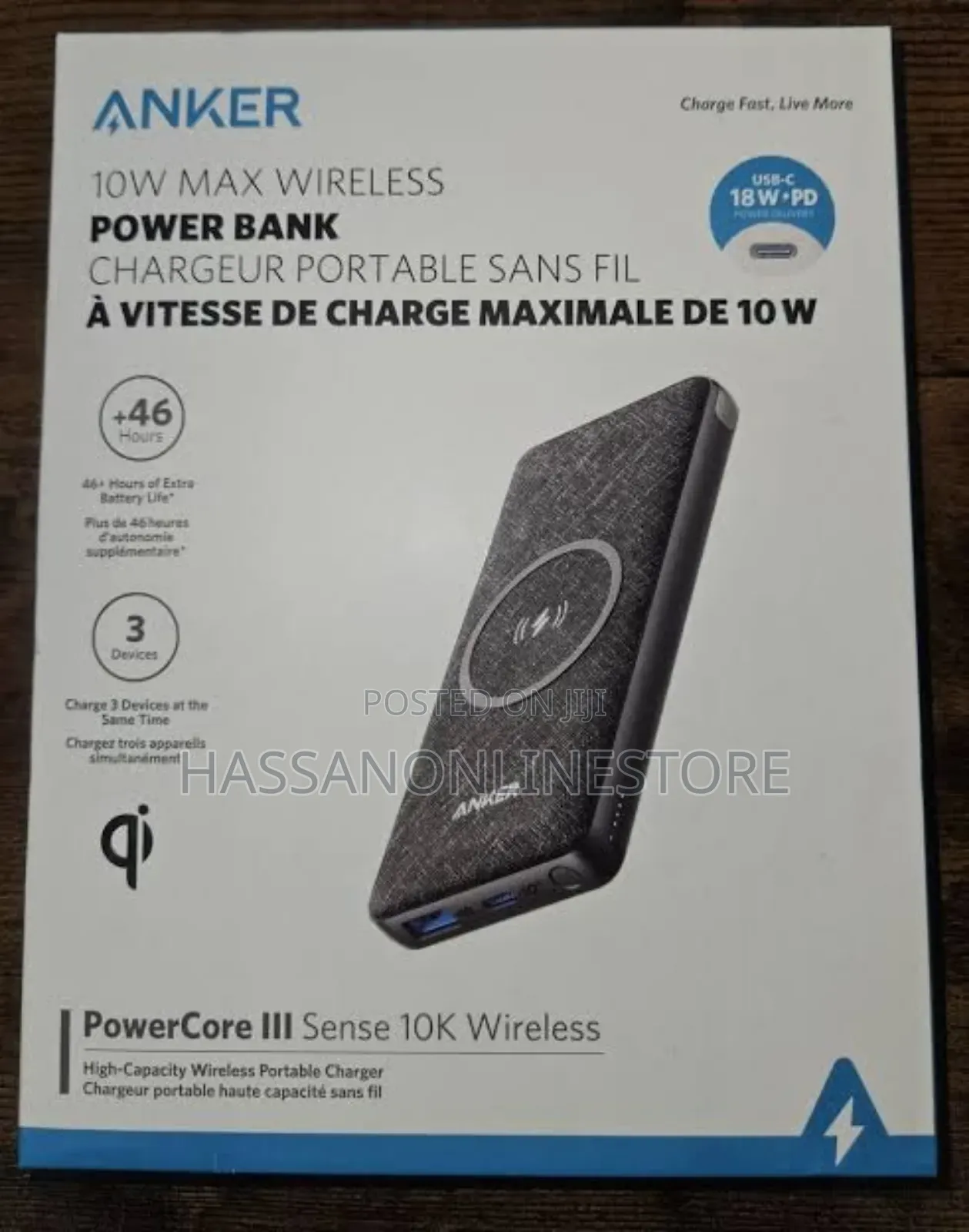 Anker Powerbank A1617H11 Powercore III Sense 10,000mah