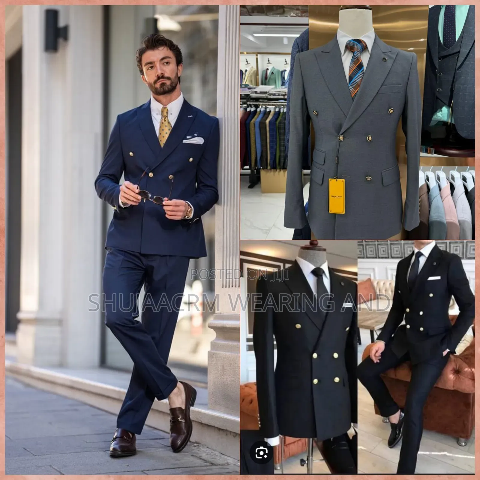 Sixbutton Men Suit| Uturuki Suti