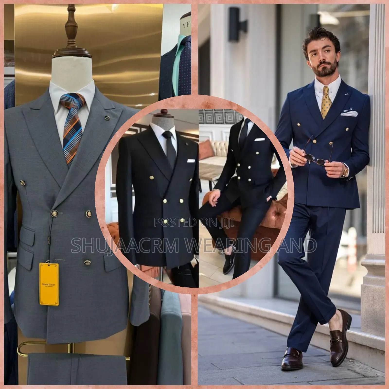 Sixbutton Men Suit| Uturuki Suti
