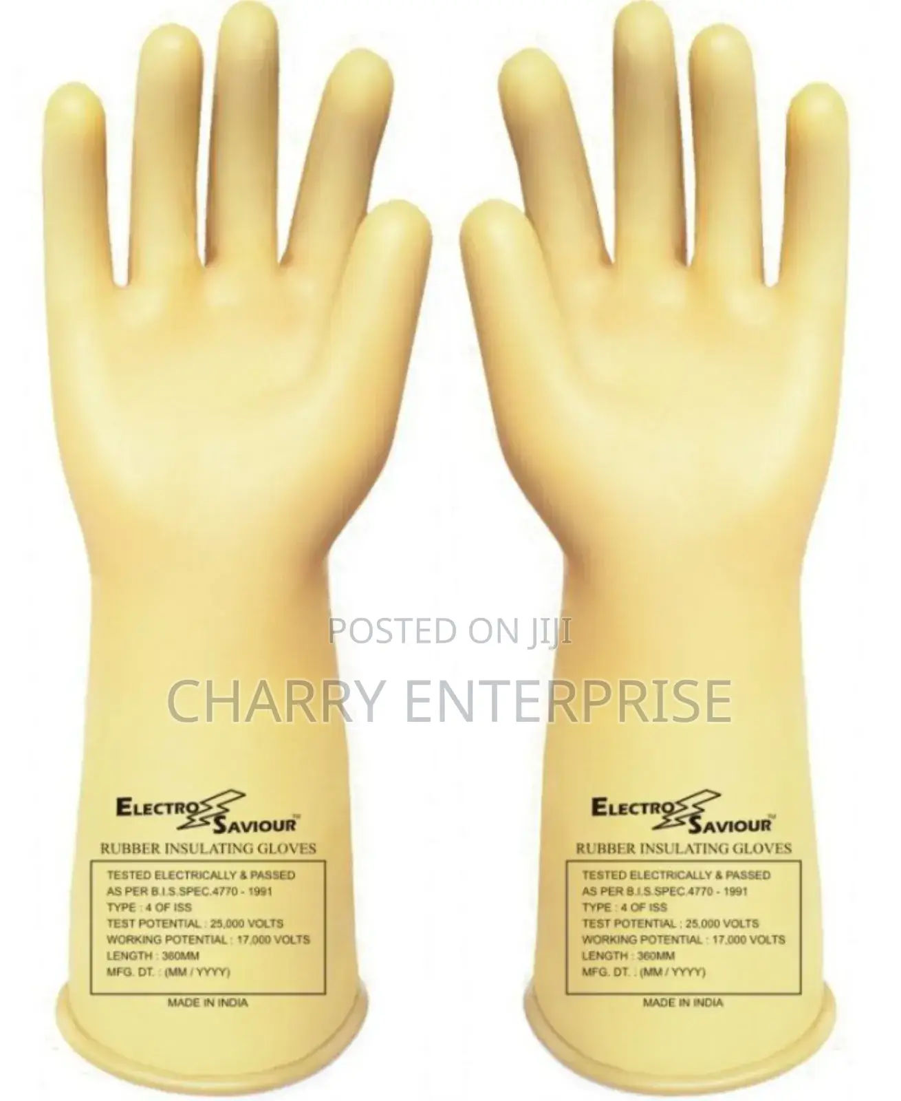 Jayco Electro Savior Rubber Insulating Gloves Made In India
