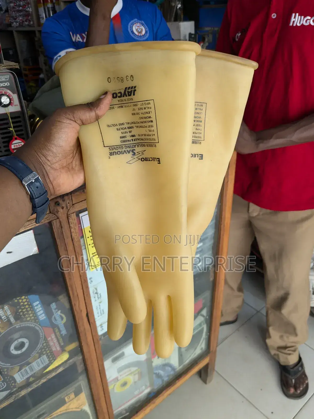Jayco Electro Savior Rubber Insulating Gloves Made In India