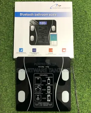 Bathroom Digital Scale Large Display Sync With Fitness App