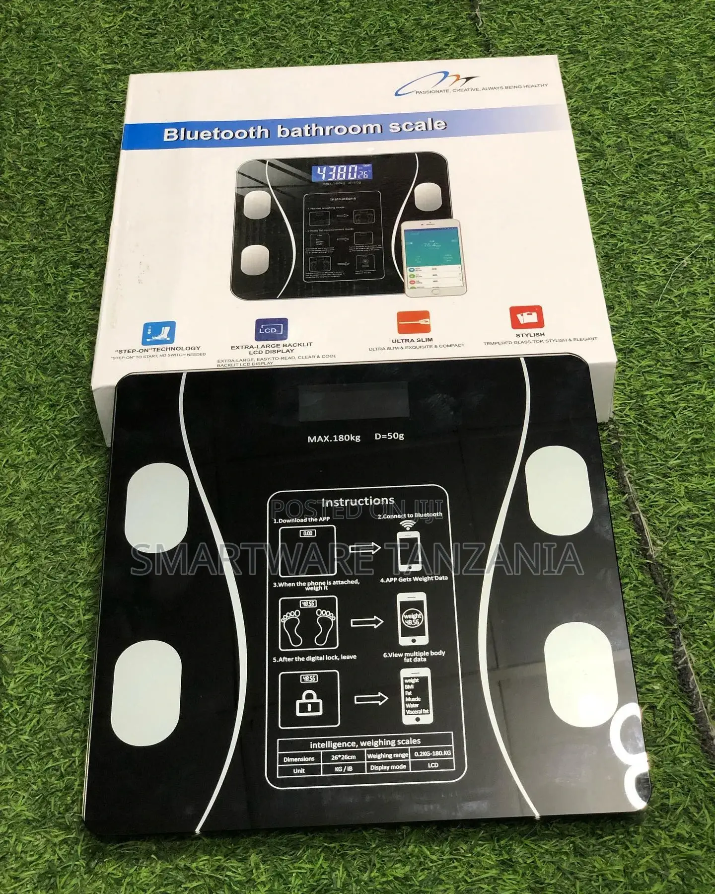 Highly Accurate Digital Bathroom Body Scale for Body Weight