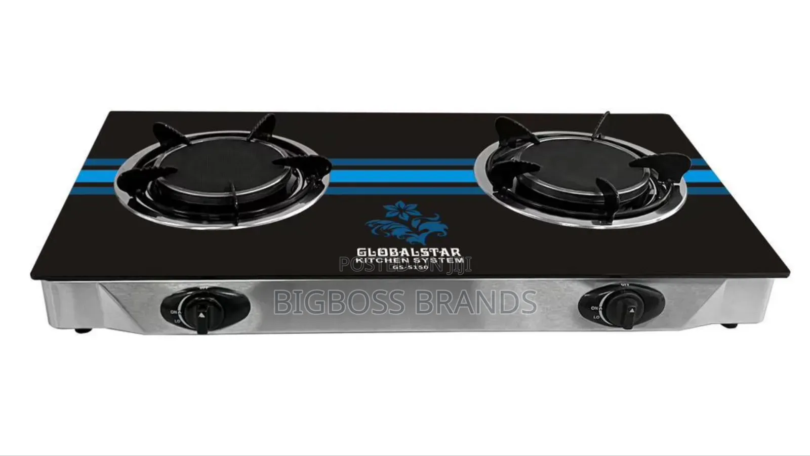 Globastar Gas Stove With Tempered Glass