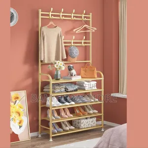 Golden Multipurpose Cloth Racks