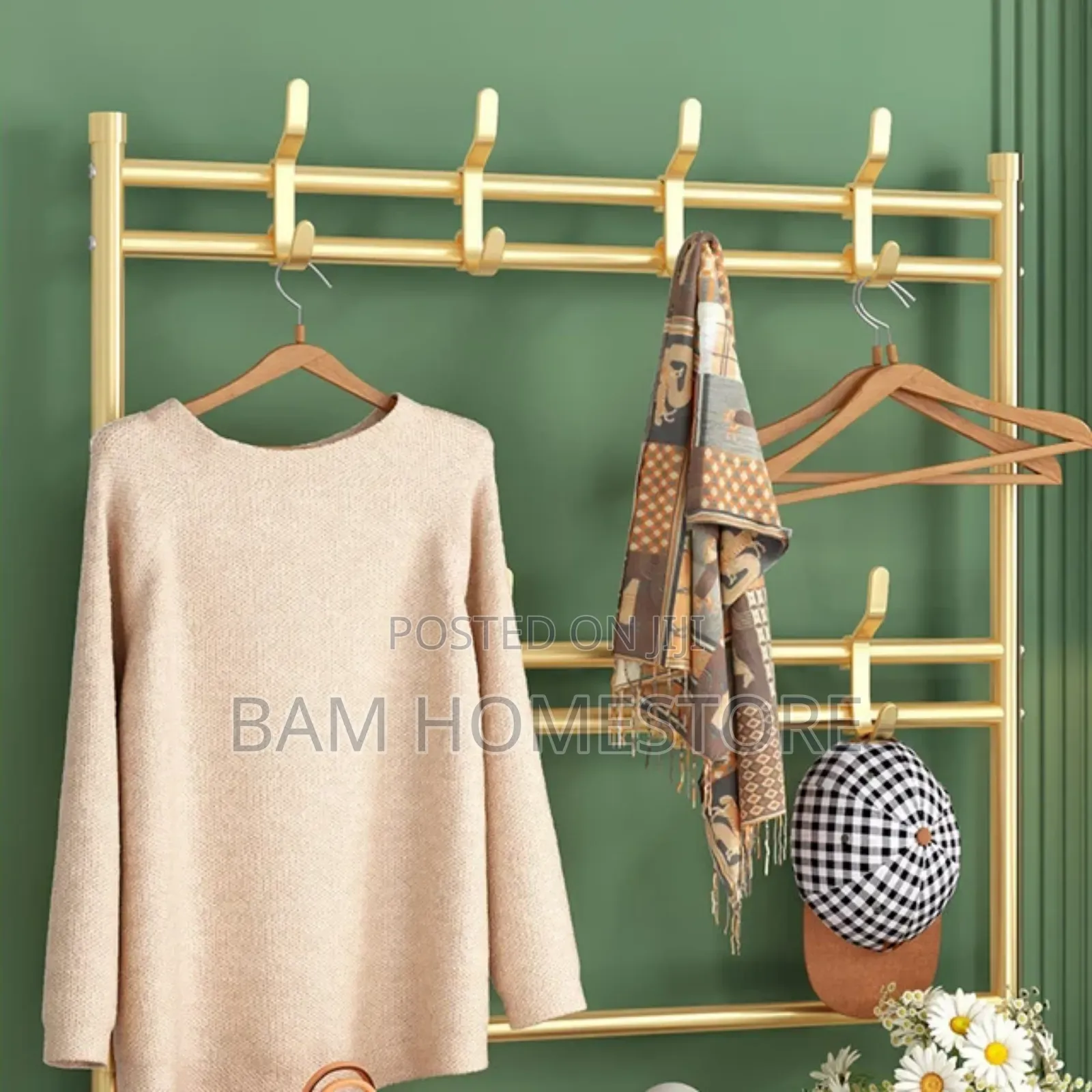 Golden Multipurpose Cloth Racks