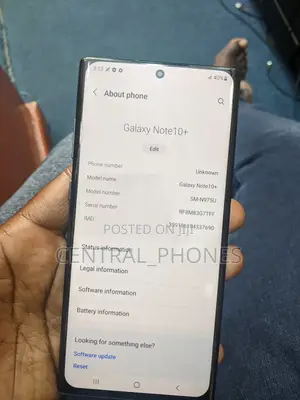 Samsung Galaxy Note 10 Plus 256 GB Black