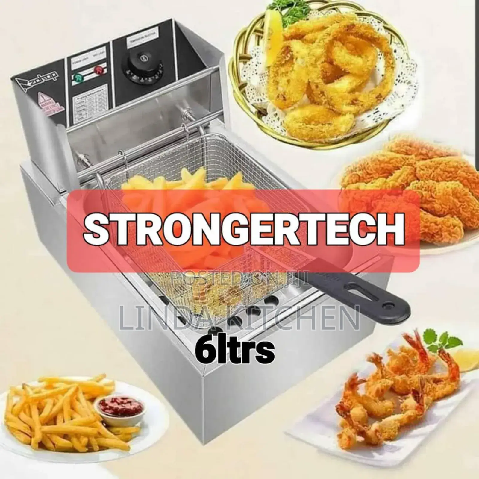 Strongertech Deep Fryer 6lts