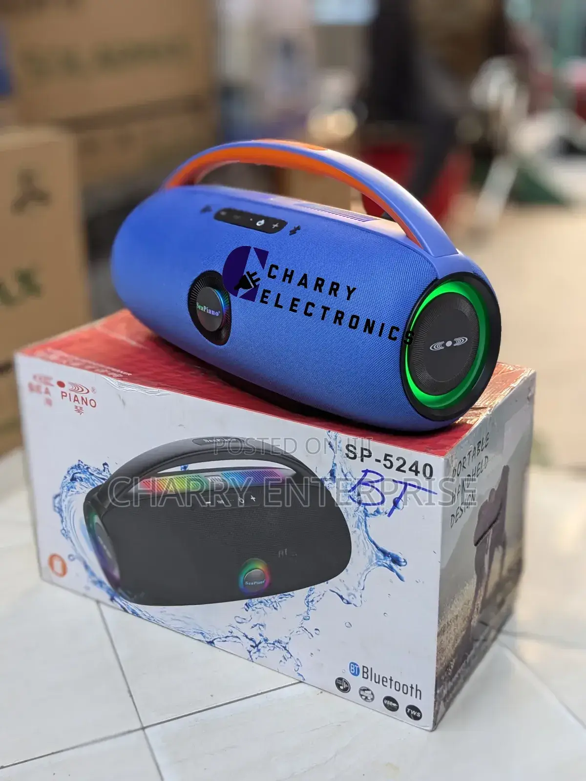 SEA PIANO Portable Rechargeable Powerful Speaker