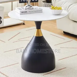 Marble Coffee Table (Diameter 50 Cm)