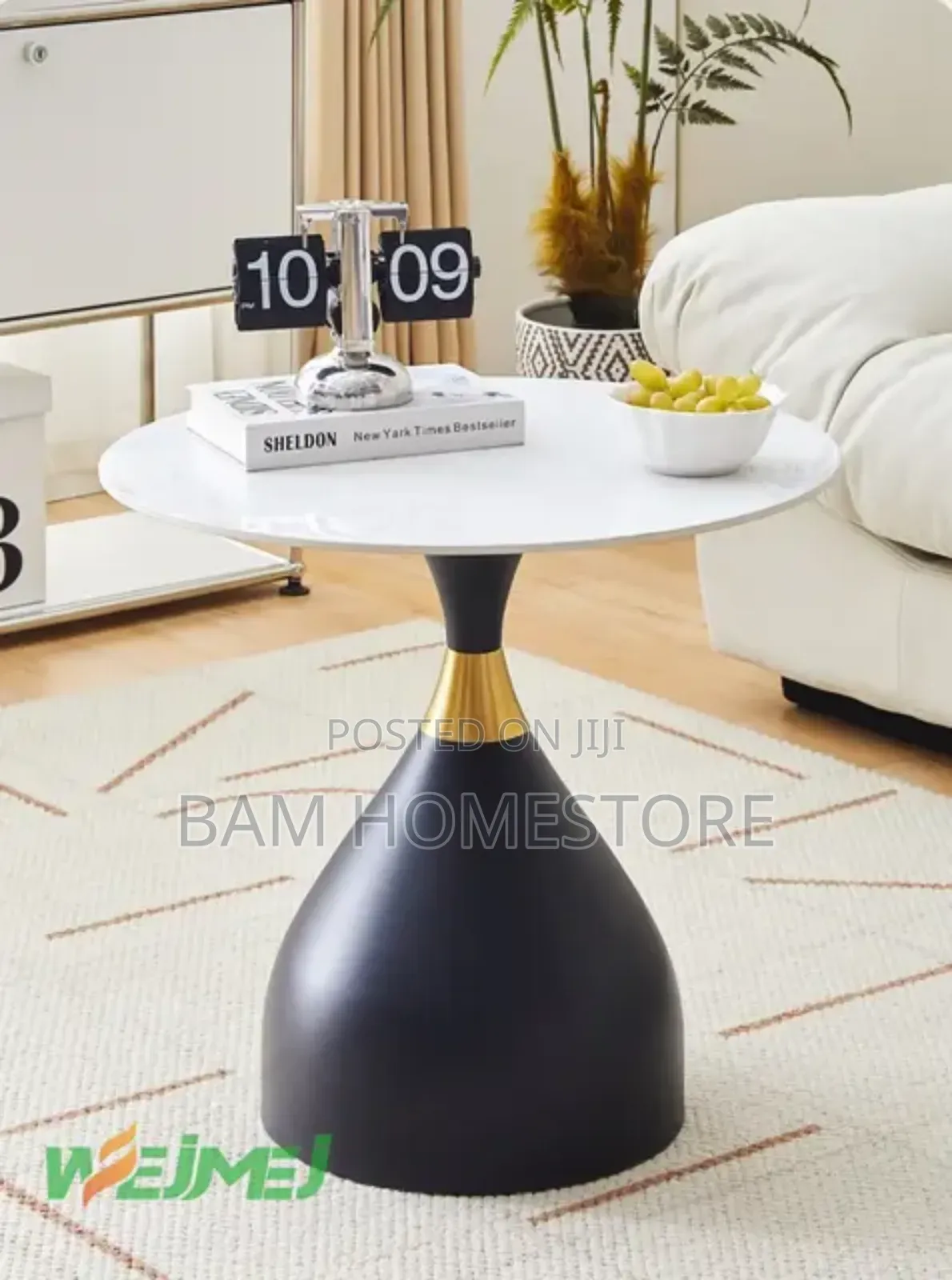 Marble Coffee Table (Diameter 50 Cm)