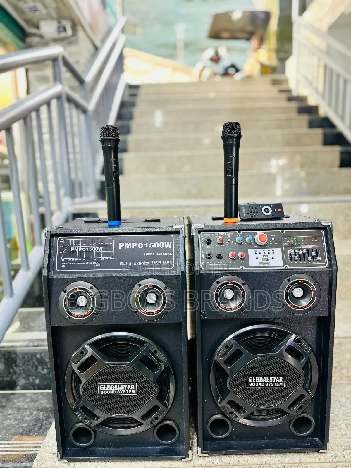 Global Star Karaoke Speaker 1500 Watts.