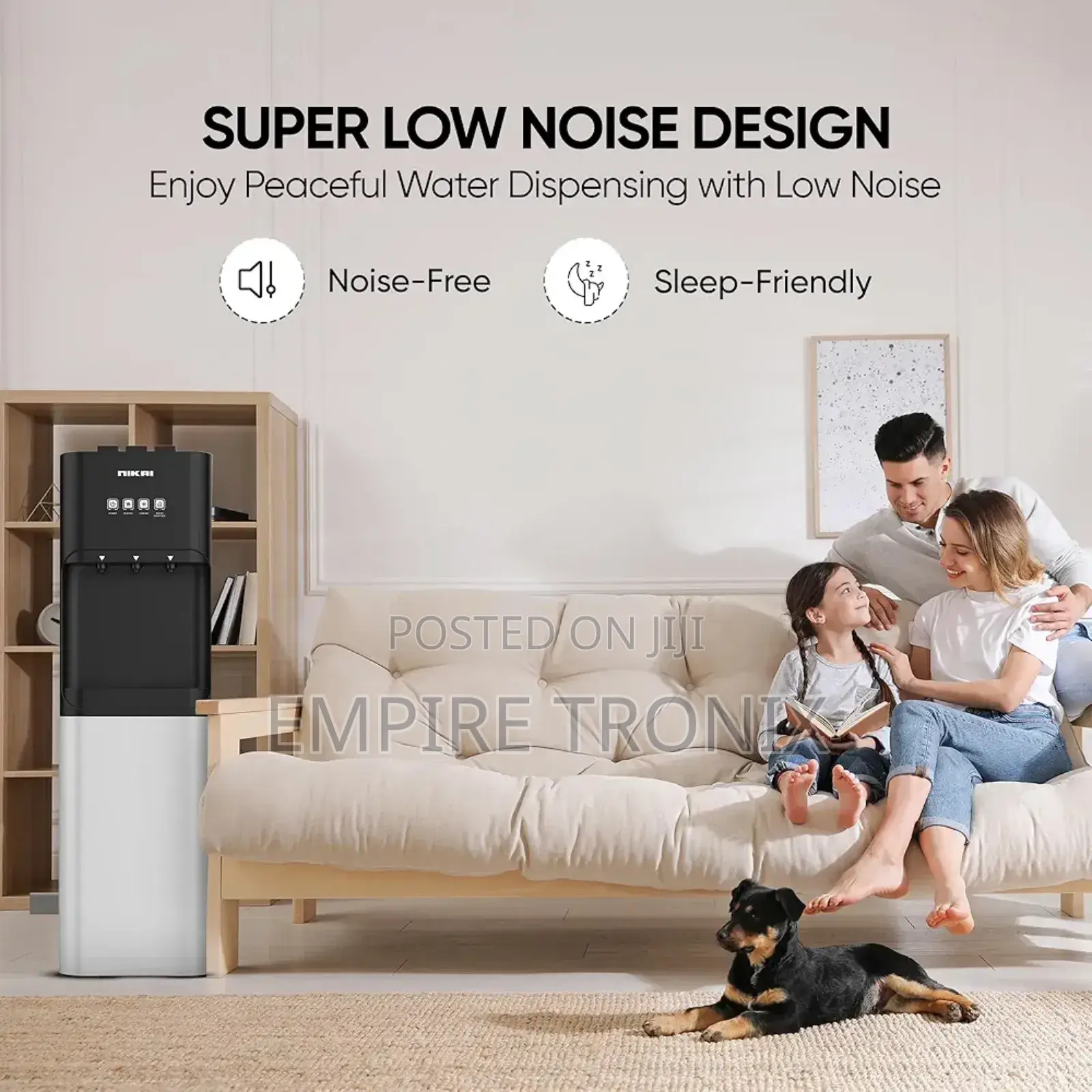 Nikai 3-Tap/Faucet Bottom Loading Water Dispenser
