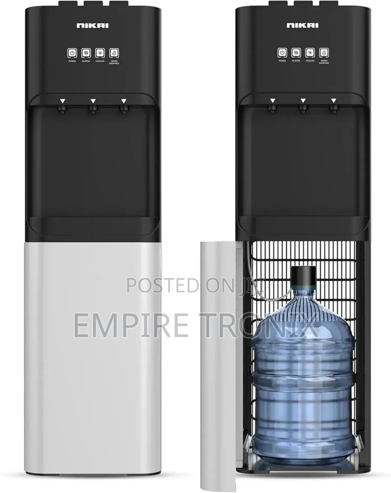 Nikai 3-Tap/Faucet Bottom Loading Water Dispenser