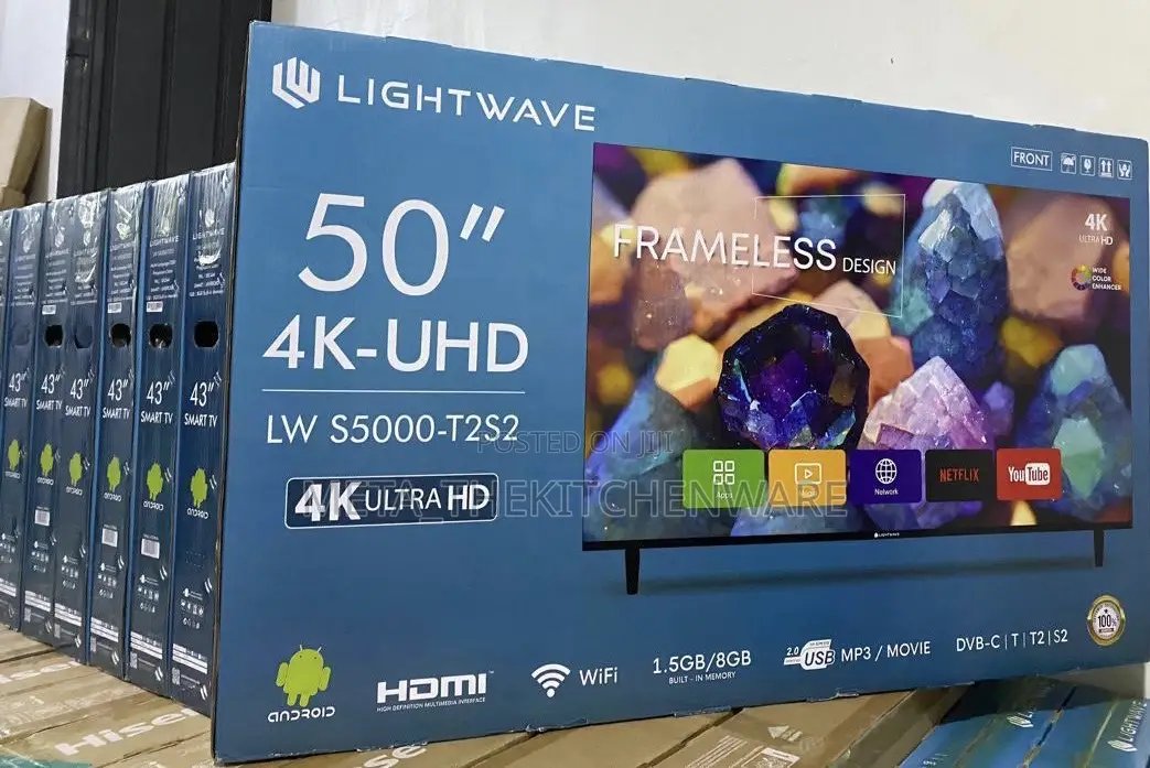 Lightwave Frameless Smart TV 43inch 1080p