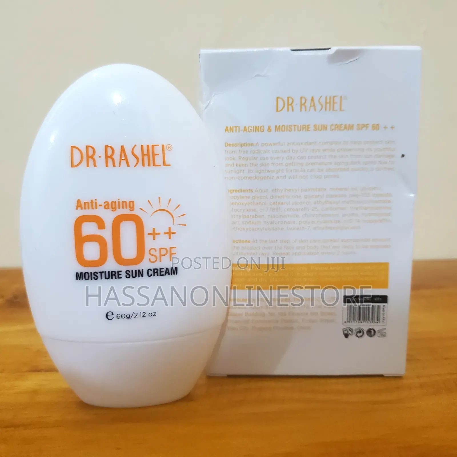 Dr Rashel Anti Aging 60++ SPF Moisture Sun Cream 60g