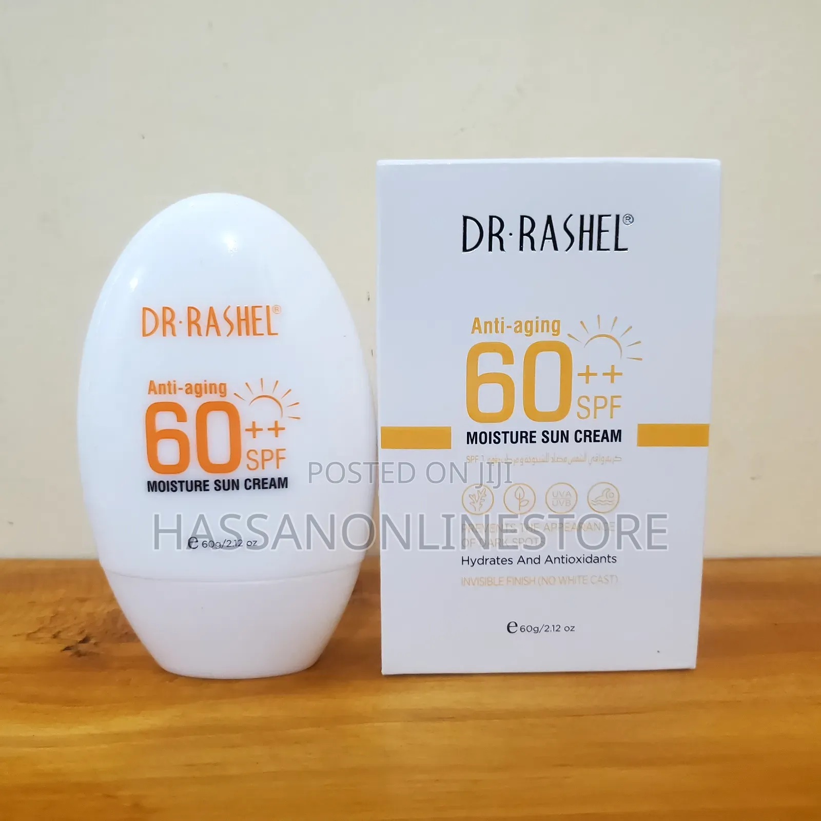 Dr Rashel Anti Aging 60++ SPF Moisture Sun Cream 60g