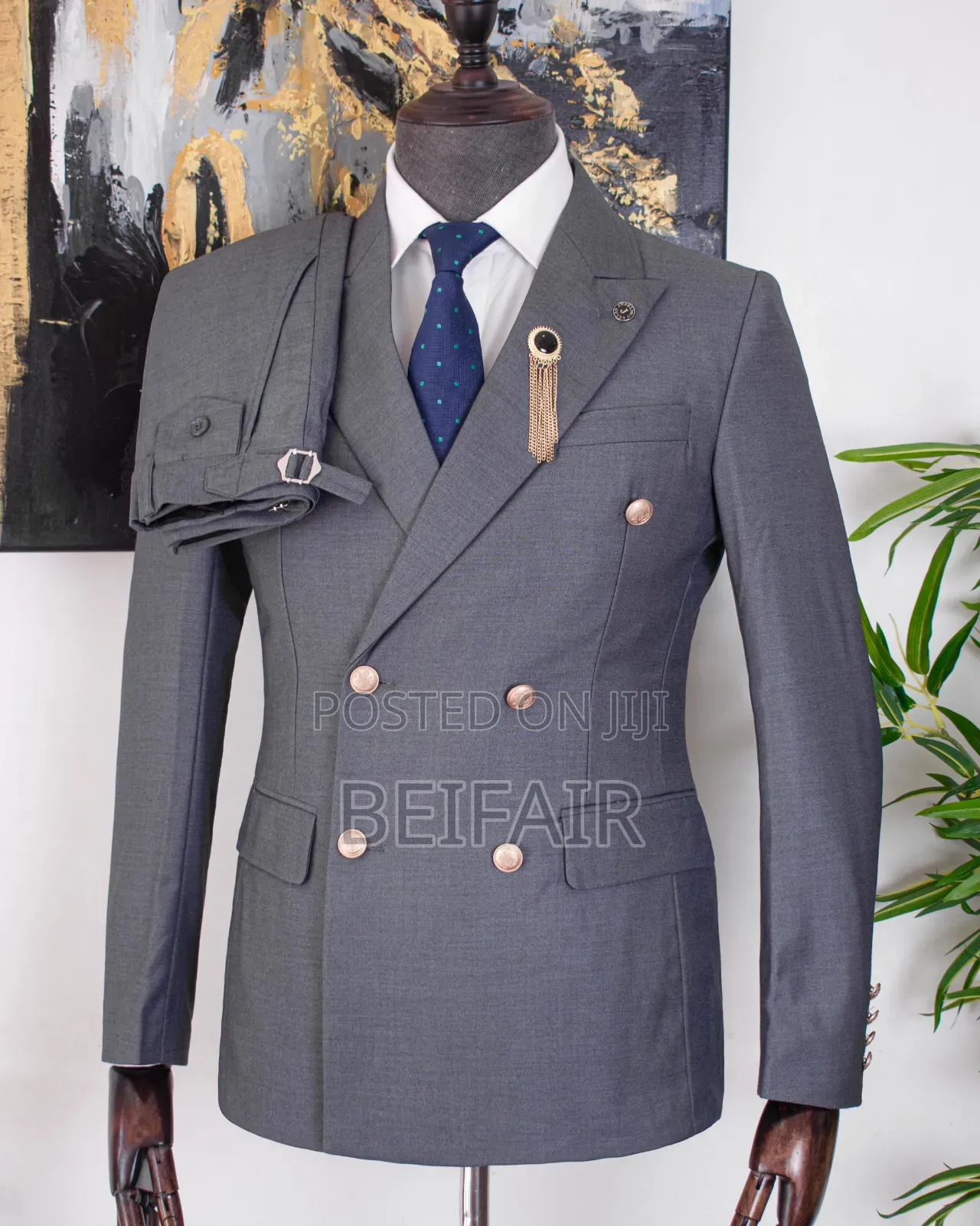 Double Breasted Men's Suits | Suti Za Kiume | Six Buttons