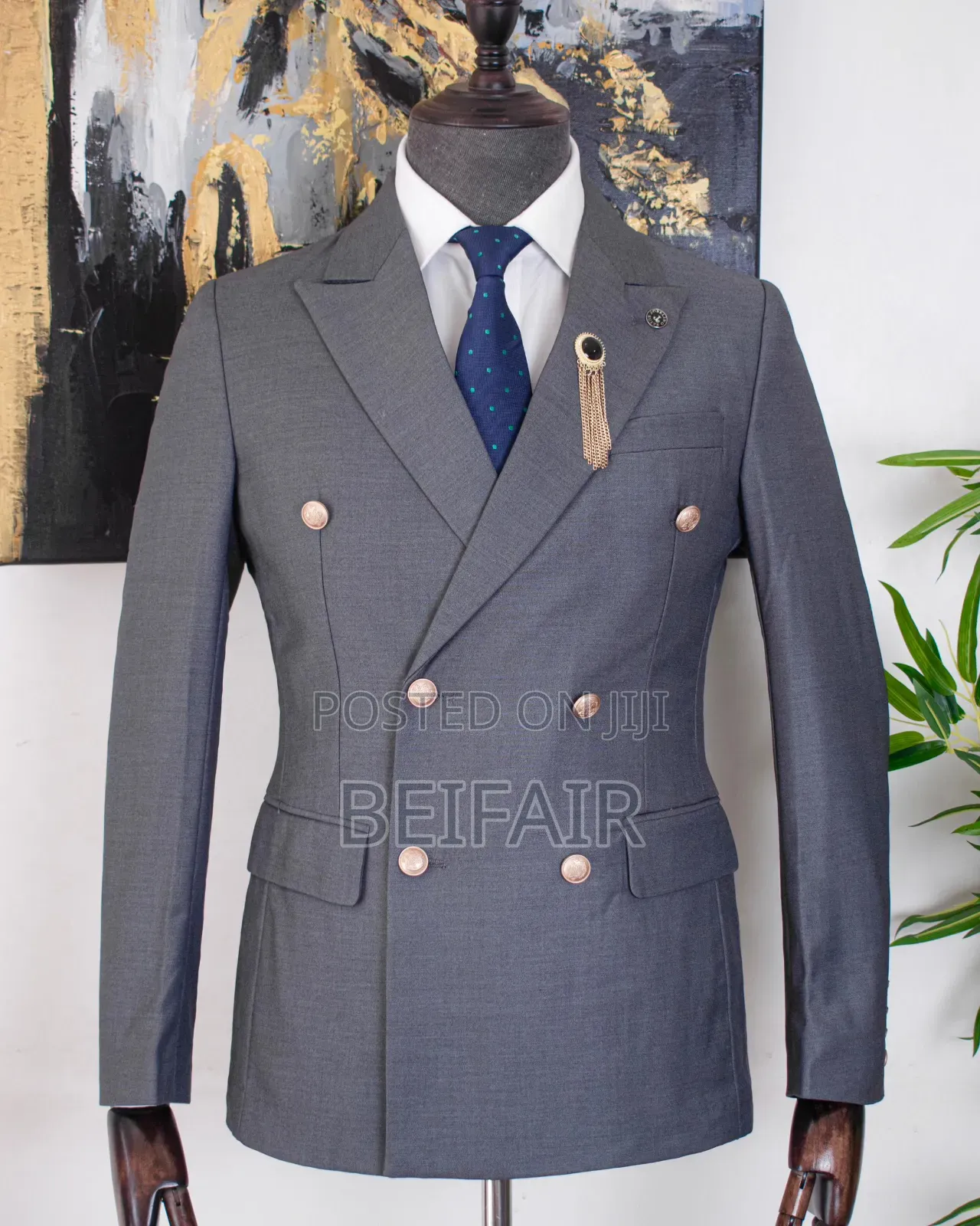 Double Breasted Men's Suits | Suti Za Kiume | Six Buttons
