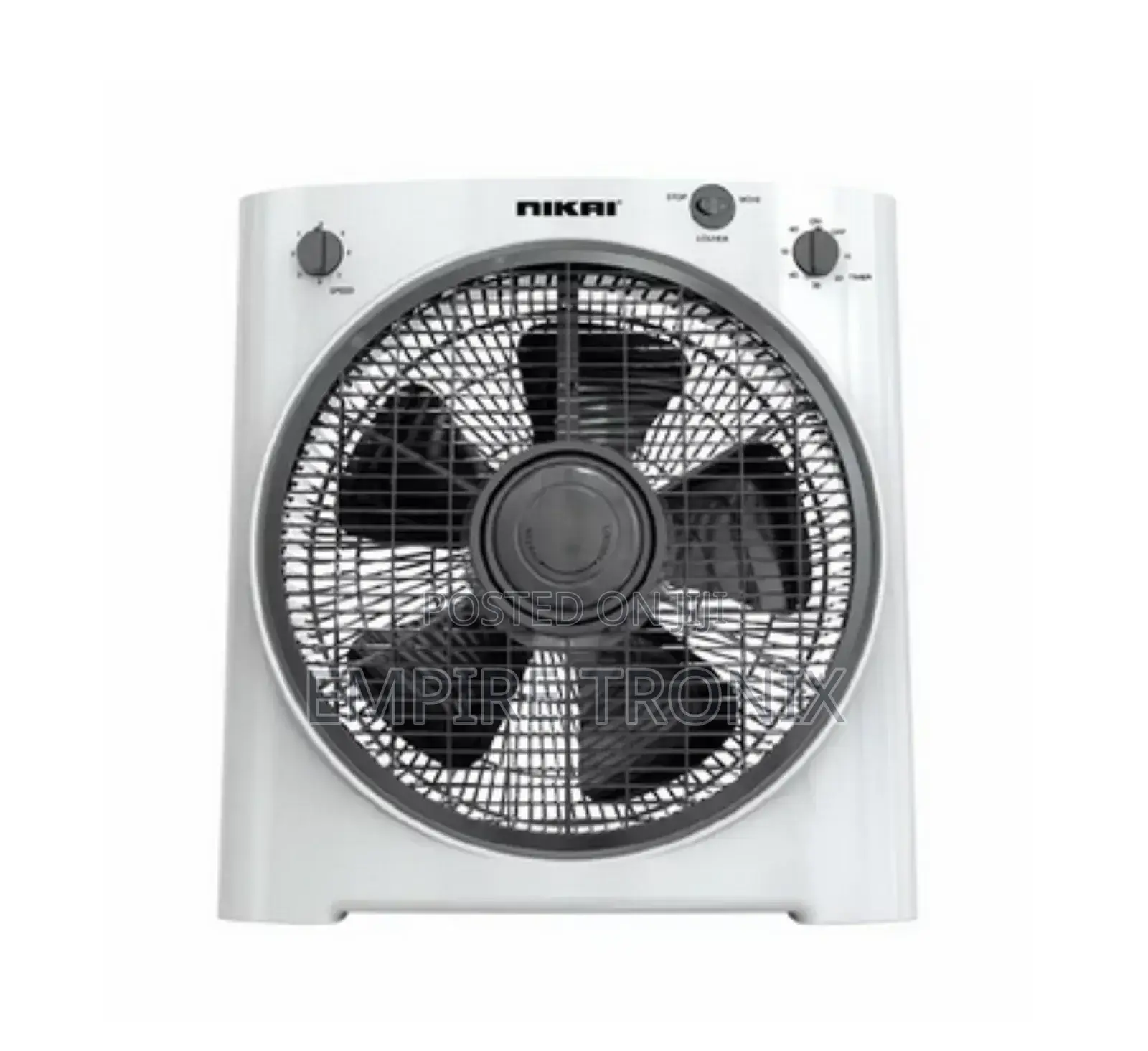 Nikai Box Fan 12" Rotating Grill