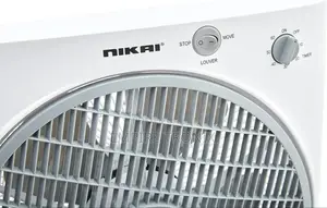 Nikai Box Fan 12" Rotating Grill