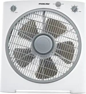 Nikai Box Fan 12" Rotating Grill