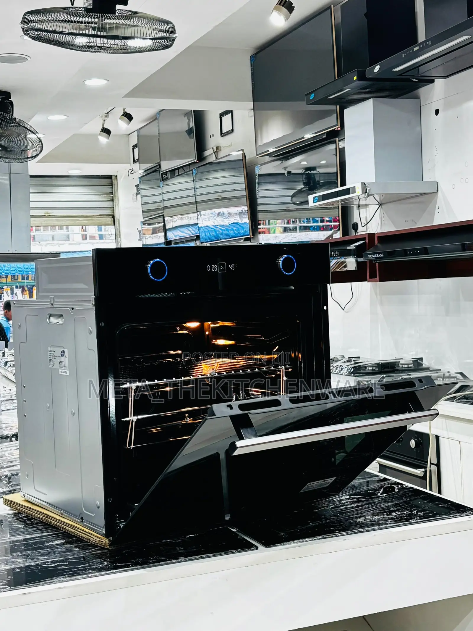 Homebase Built in Electric Oven 75l Hb-75g