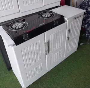 Kitchen Cabinet Za Kisasa Soft Milango Mitatu