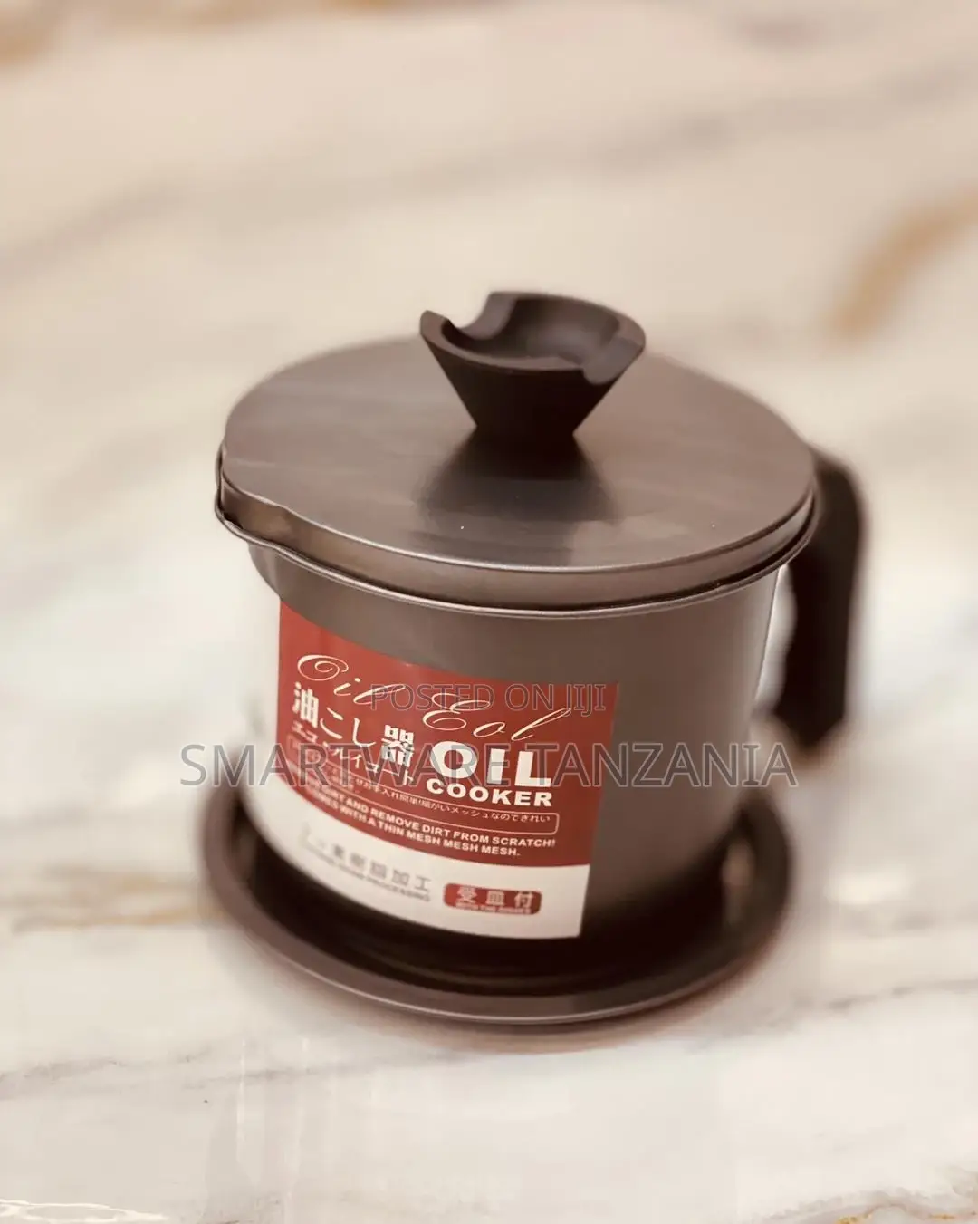 1.5L Stainless Steel Oil Dispenser Storage Can Container