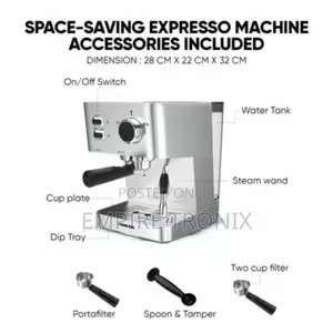 Nikai Coffee Machine for Making Espresso, Cappuccino Latte