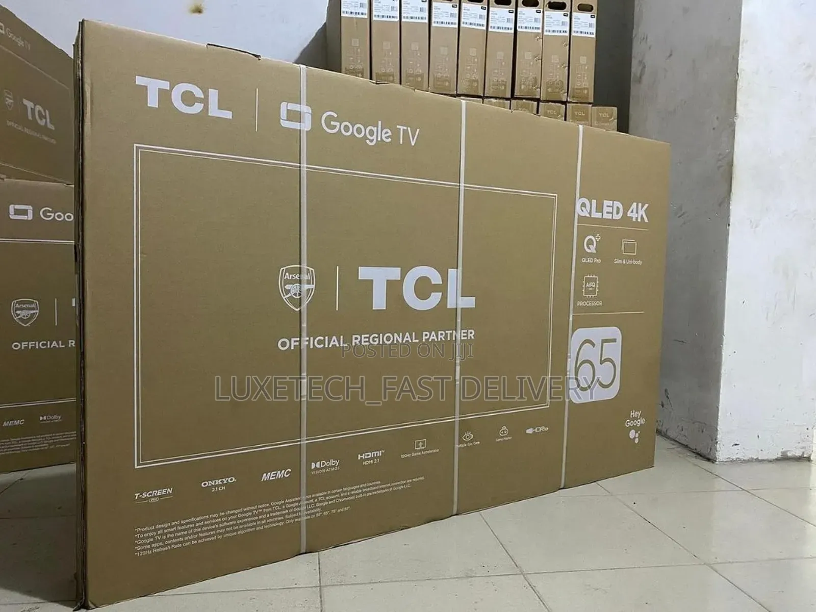 TCL 65 Inches Smart Android Qled Tv