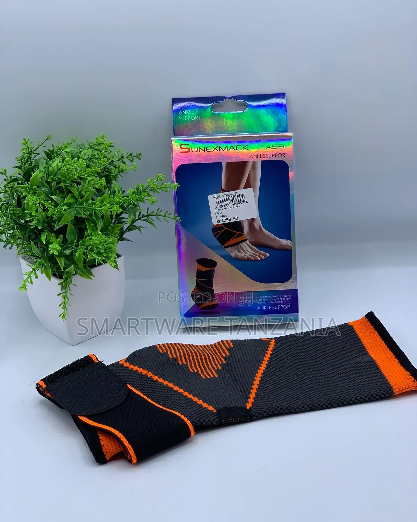 Sports Ankle Strain Wraps Bandages Elastic Ankle Support