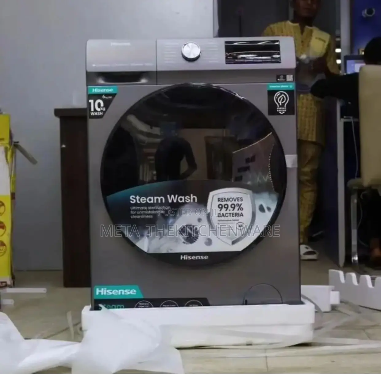 Hisense Automatic Washing and Drying Machine Front Load 8kg
