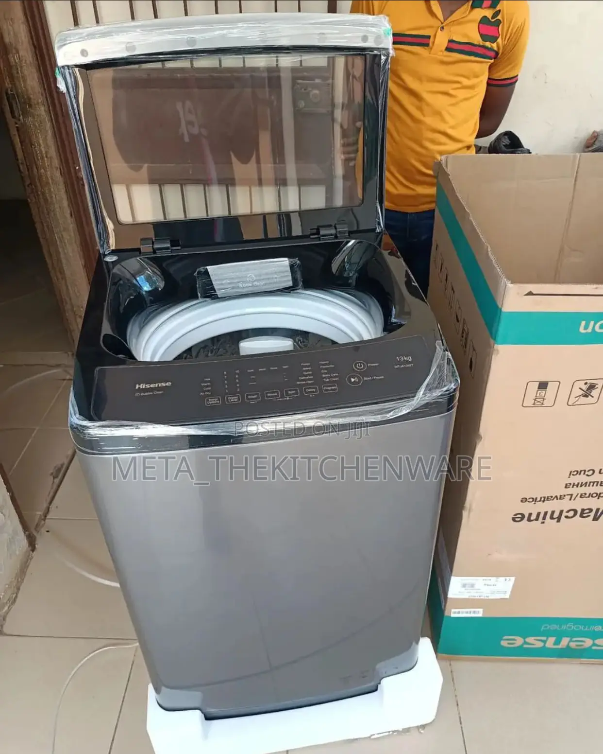 Hisense Automatic Washing Machine Top Load 8kg in Ilala Home