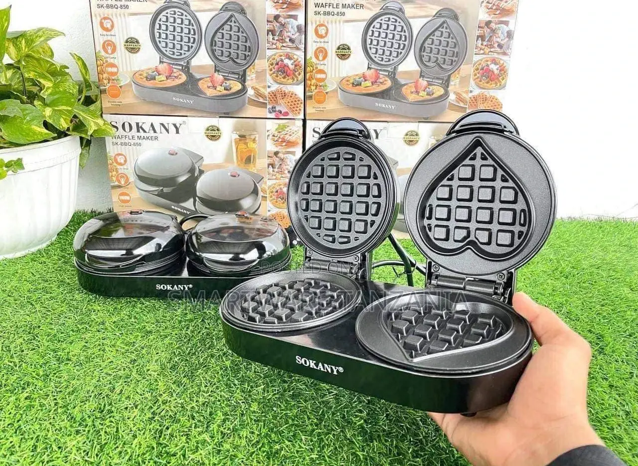 Mini Waffle Maker - Pancake Maker For Brownies, Cookies