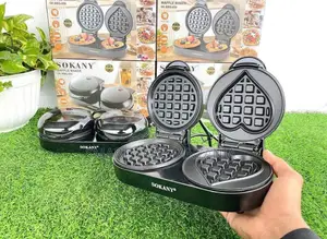 Mini Waffle Maker - Pancake Maker For Brownies, Cookies