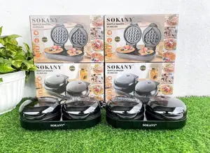 Electric Waffle Maker Machine, Nonstick Round Waffle Maker