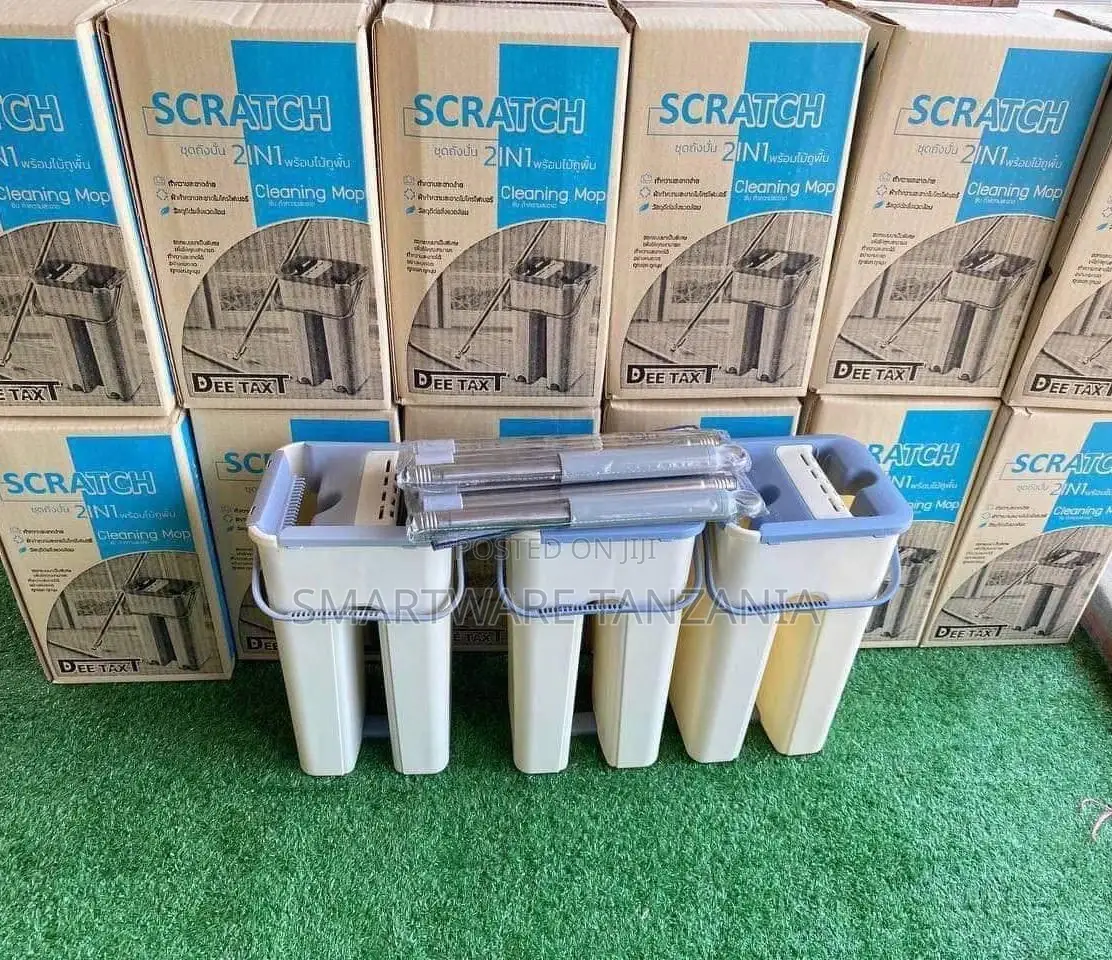 Floor Mop and Bucket Set Easy and Simple Squeeze Mop Bucket