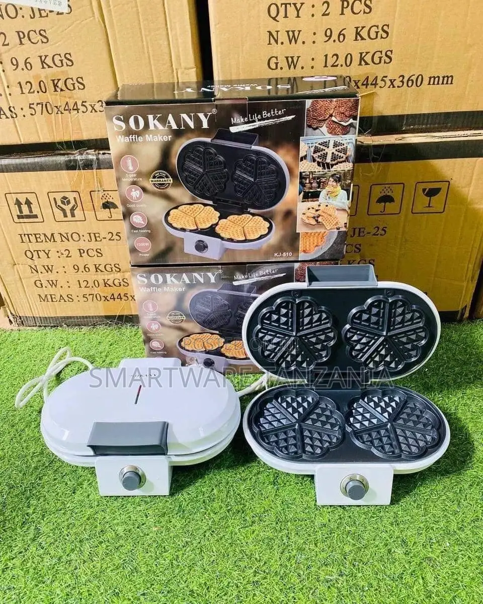Waffle Iron With Fast Heating Non-stick Pan Easy To Clean