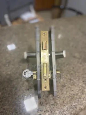 Meggo Stainless Steel Wooden Golden Hotel Door Lock