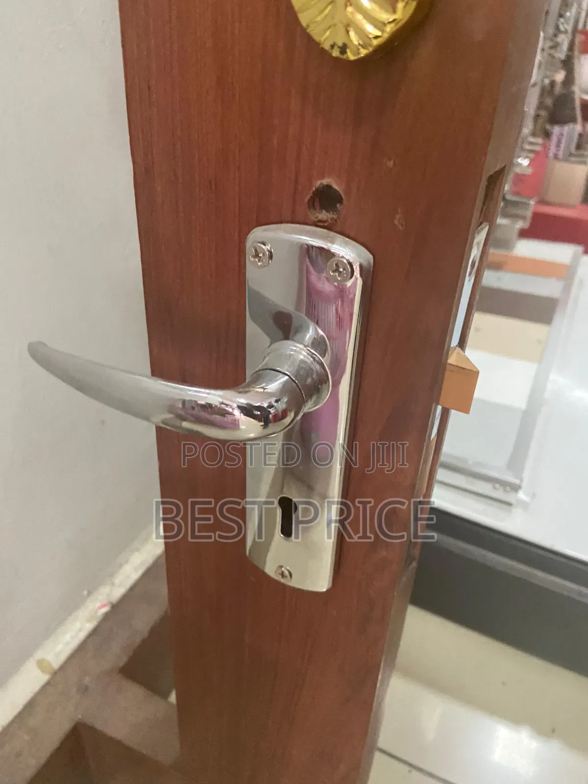 Ambo Wooden Door Lock Handle