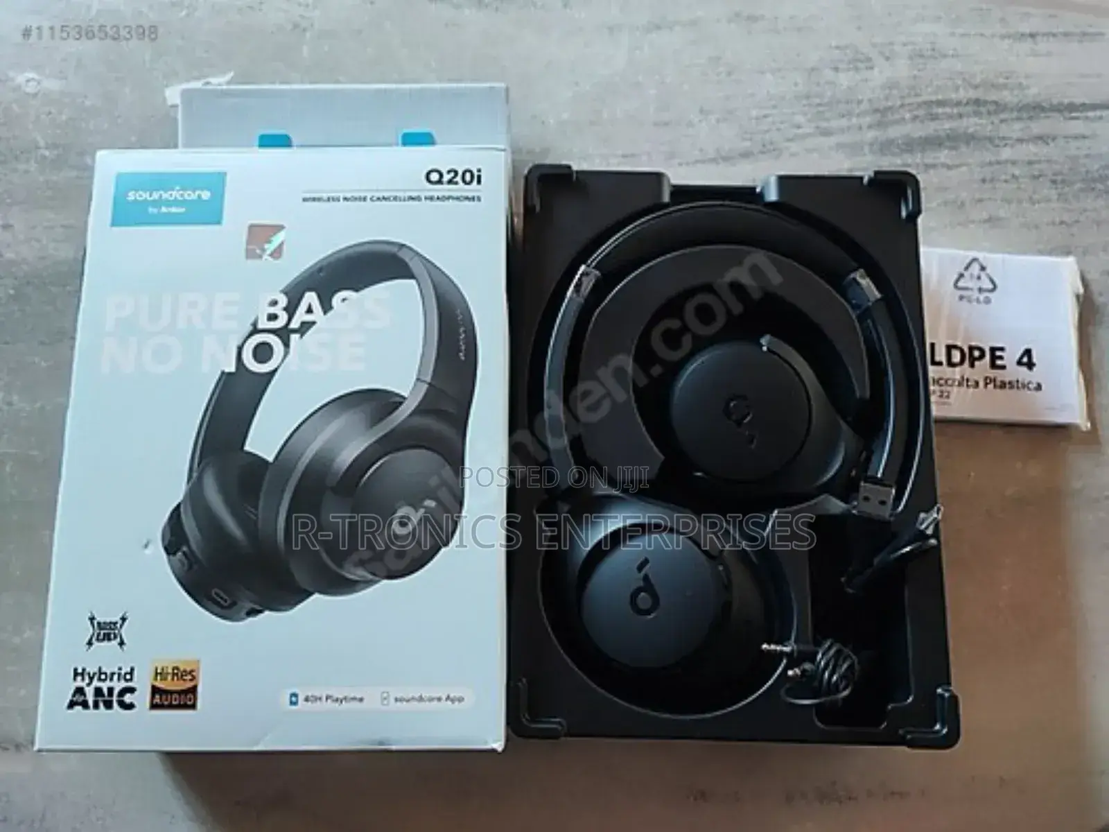 Anker Soundcore Q20i Bluetooth Headphones With Microphone